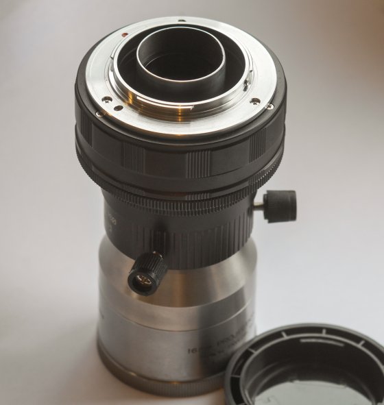 Taylor & Hobson 3 inch f1.8 16mm projection lens on M4/3