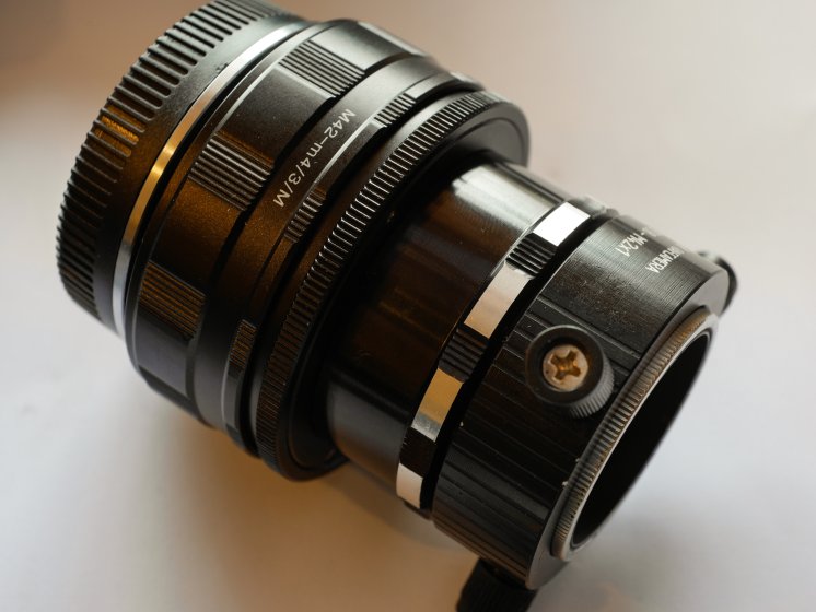 Taylor & Hobson 3 inch f1.8 16mm projection lens on M4/3