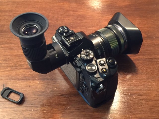 Olympus E-M1 and VA-1 VariMagni Right Angle Finder | DPReview Forums