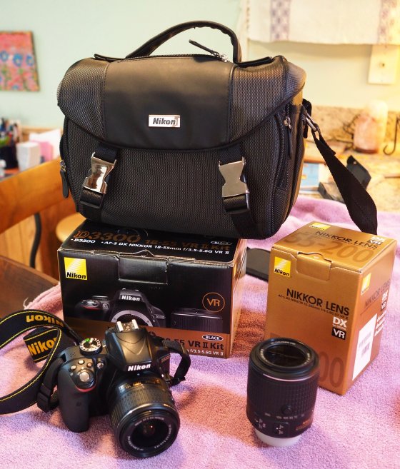 Nikon D3300 two lens kit (18-55 VR II & 55-200 VR II) plus Nikon