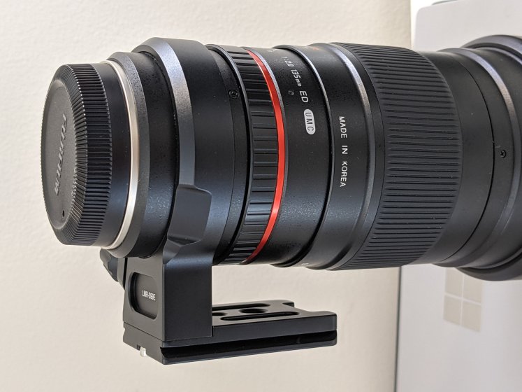 Anelli Per Samyang 135mm F/2.0 ED UMC – Con Morsetto Vixen, PLA, Made In Italy - 2