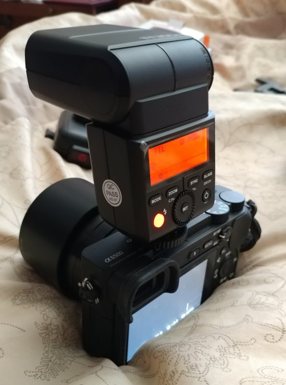 Godox TT350s Flash (Sony Mi) & Godox X1T-S Wireless Trans. for