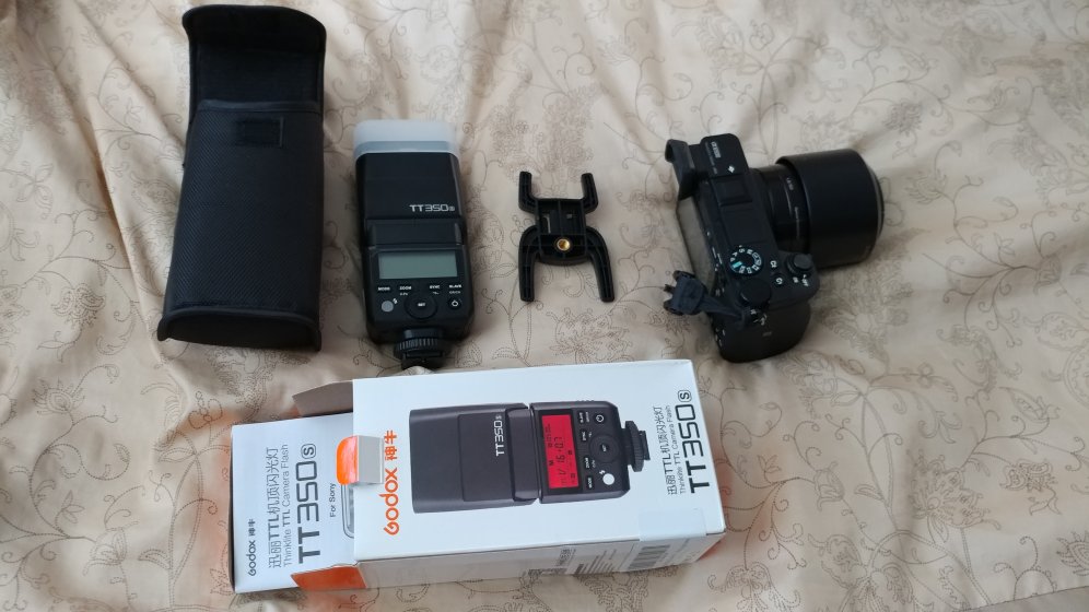 Godox TT350s Flash (Sony Mi) & Godox X1T-S Wireless Trans. for