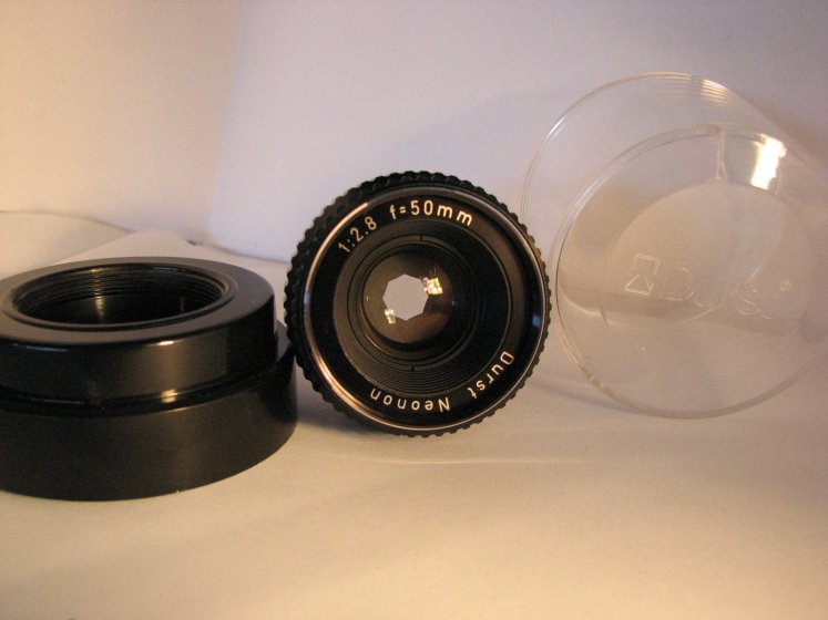 Durst Neonon enlarging lenses, were they made by Pentax