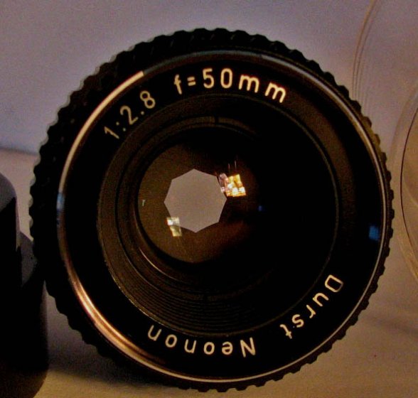 Durst Neonon enlarging lenses, were they made by Pentax