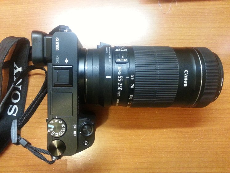 A6300+MC11+Canon EFS 55-250 STM | DPReview Forums