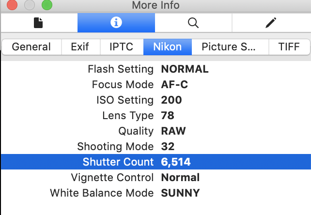 how to check shutter count on D700 with a Mac | DPReview Forums