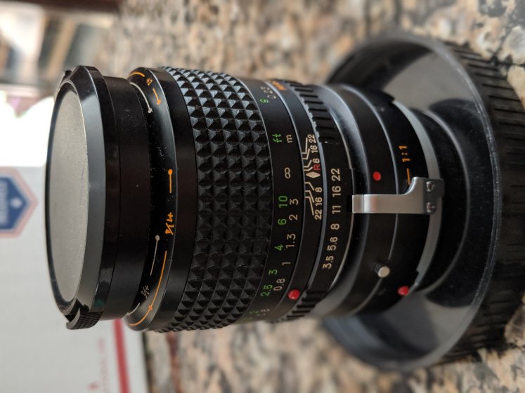 Minolta MC Macro Rokkor X 50mm f3.5 + life size adapter | DPReview