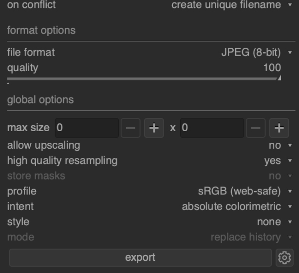 Darktables export looks different to what darktable shows | DPReview Forums