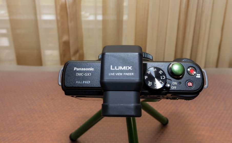 MINT - As New: Two Lumix GX1 camera bodies - both with DMW-LVF2