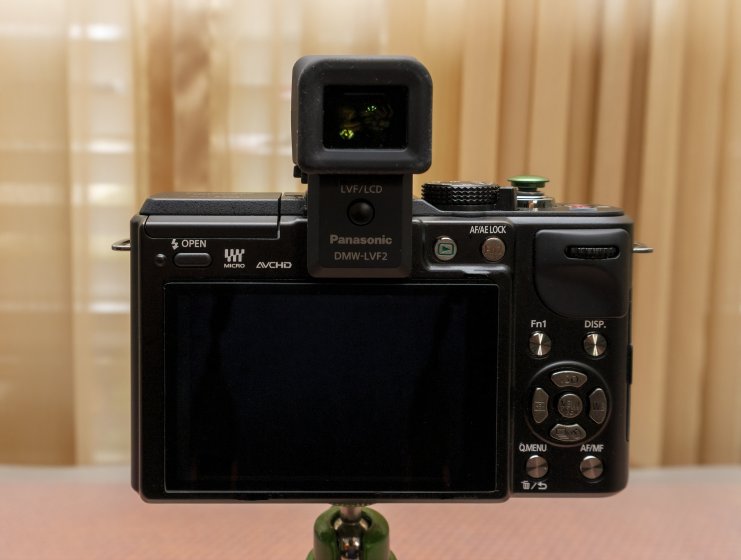 MINT - As New: Two Lumix GX1 camera bodies - both with DMW-LVF2