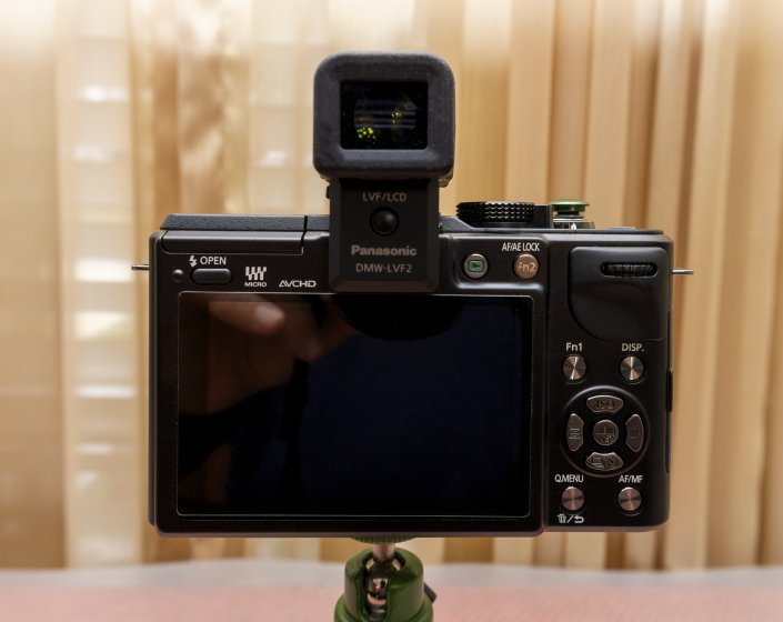 MINT - As New: Two Lumix GX1 camera bodies - both with DMW-LVF2