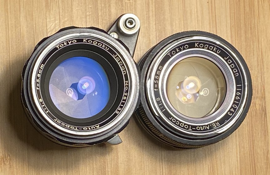 Two Topcors 58/1.8 | DPReview Forums