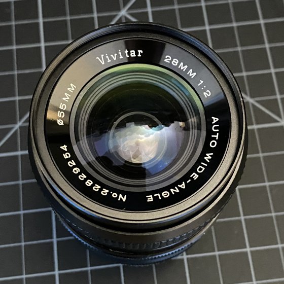 Objectif Vivitar 28 Mm F/2.5 Grand Angle - Mise Au Point Auto, Focale Fixe