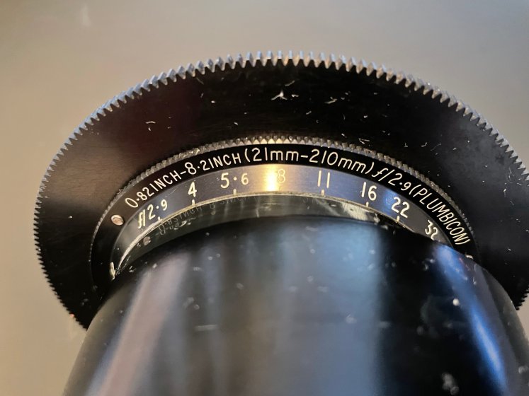 Can you identify this Taylor-Hobson TV camera lens from the 1960s