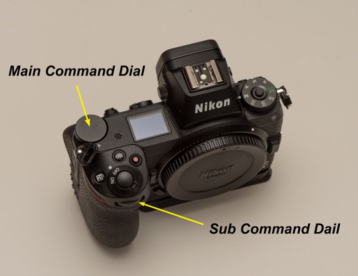 Sub Command Dial Question about Z7ii main command dial | DPReview Forums