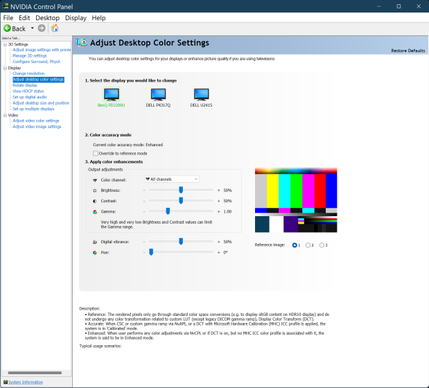 Main monitor color format in RGB, but 2nd monitor in YCbCr422 ...