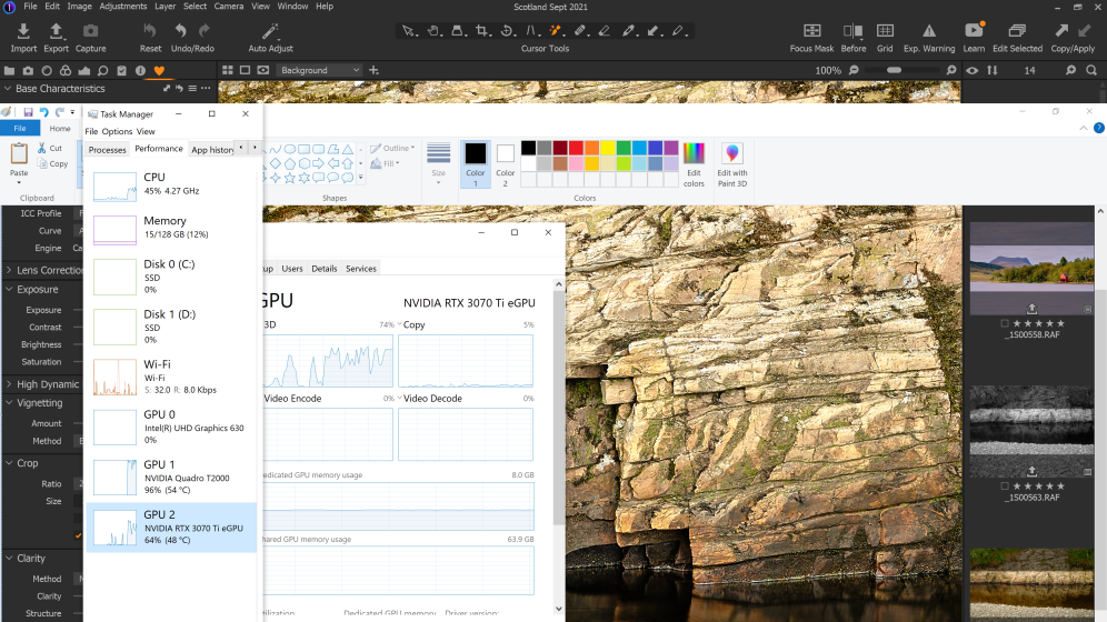 Gpu Capture External GPU & Capture One Pro experience | DPReview Forums