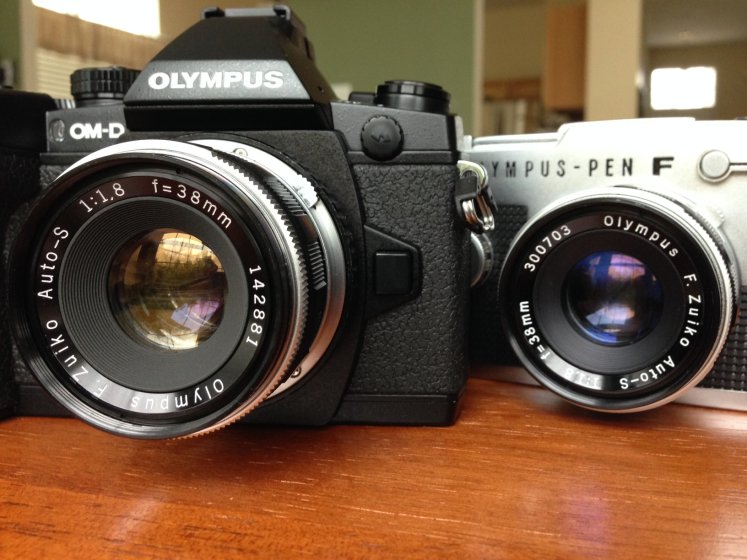 Vintage Olympus F.Zuiko 38mm 1.8 Lens For PEN F Half Frame Cameras