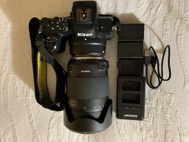 Tamron 18/400mm on the Nikon Z50. Ultra lightweight, compact