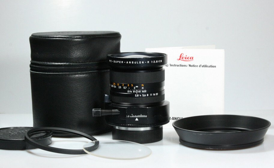The PC Super-Angulon 28mm f/2.8 by Schneider-Kreuznach (and Leica