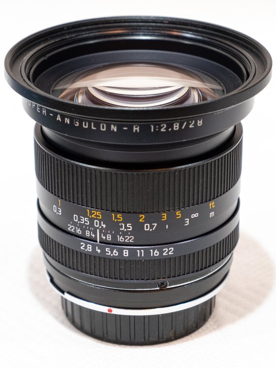 The PC Super-Angulon 28mm f/2.8 by Schneider-Kreuznach (and Leica
