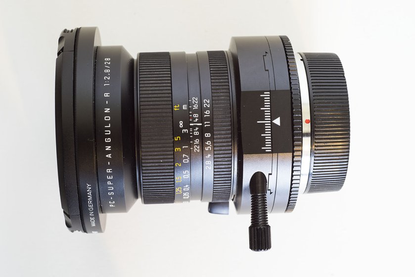 The PC Super-Angulon 28mm f/2.8 by Schneider-Kreuznach (and Leica