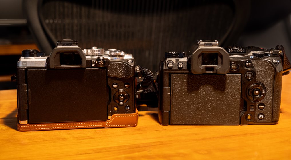 OM-1 vs OM-5 size comparison | DPReview Forums