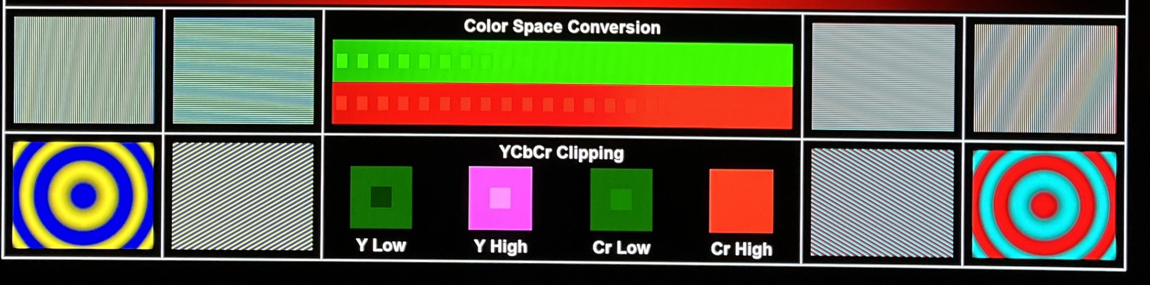 Test Pattern For Oled Taking photos of OLED TV test patterns | DPReview Forums