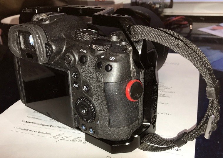 Demi-cage CAMVATE Pour Canon EOS R7 | Alliage D'aluminium Léger | Filetages 1/4" Et 3/8", 2 Supports Cold Shoe - 7