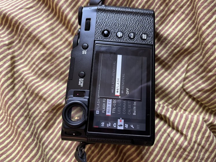 [x100v] FLASH+REMOVAL not selectable besides shooting in JPG | DPReview ...