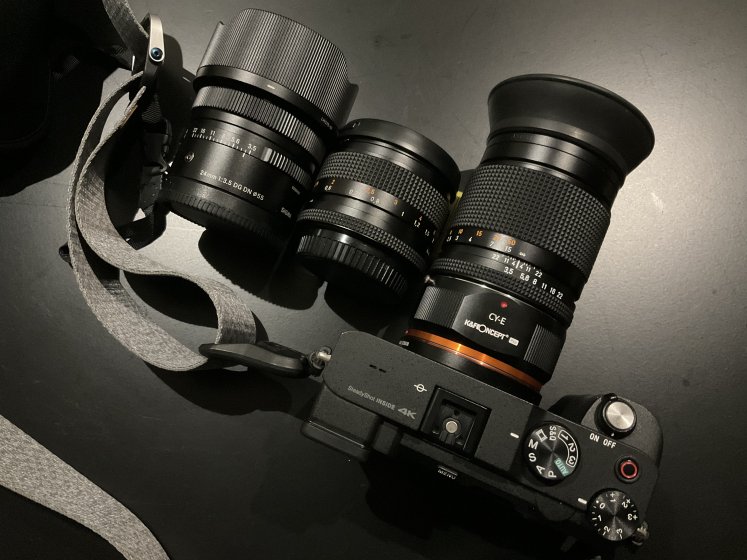 Interesting small tele prime - Zeiss Sonnnar T* 100mm F3.5 CY