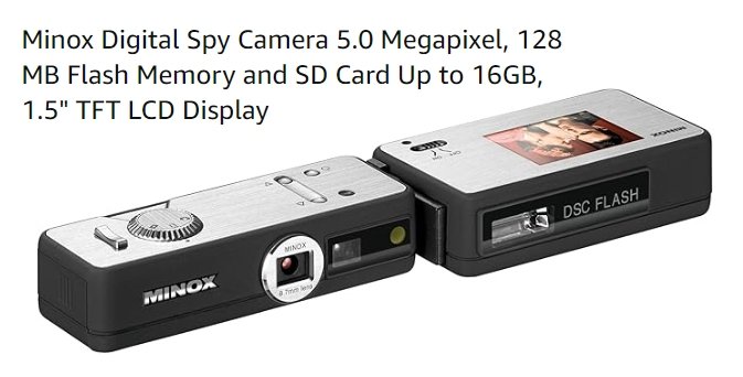 Repair to MINOX Digital Spy Camera | DPReview Forums
