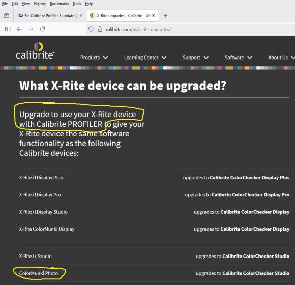 Calibrite Profiler 3 update [and X-Rite discount code] | DPReview Forums