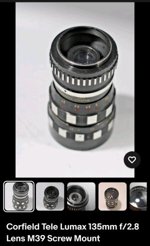 Corfield Tele Lumax 135/2.8 Leica screw mount. Photos 2018