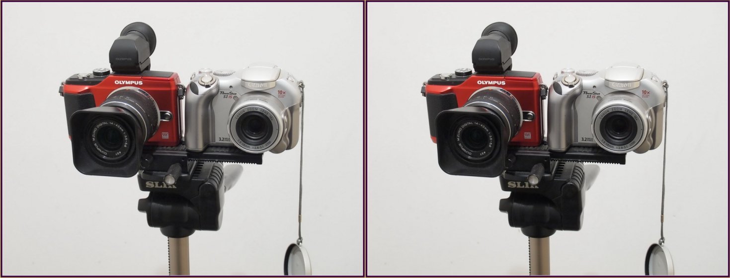 3D with two different cameras | DPReview Forums