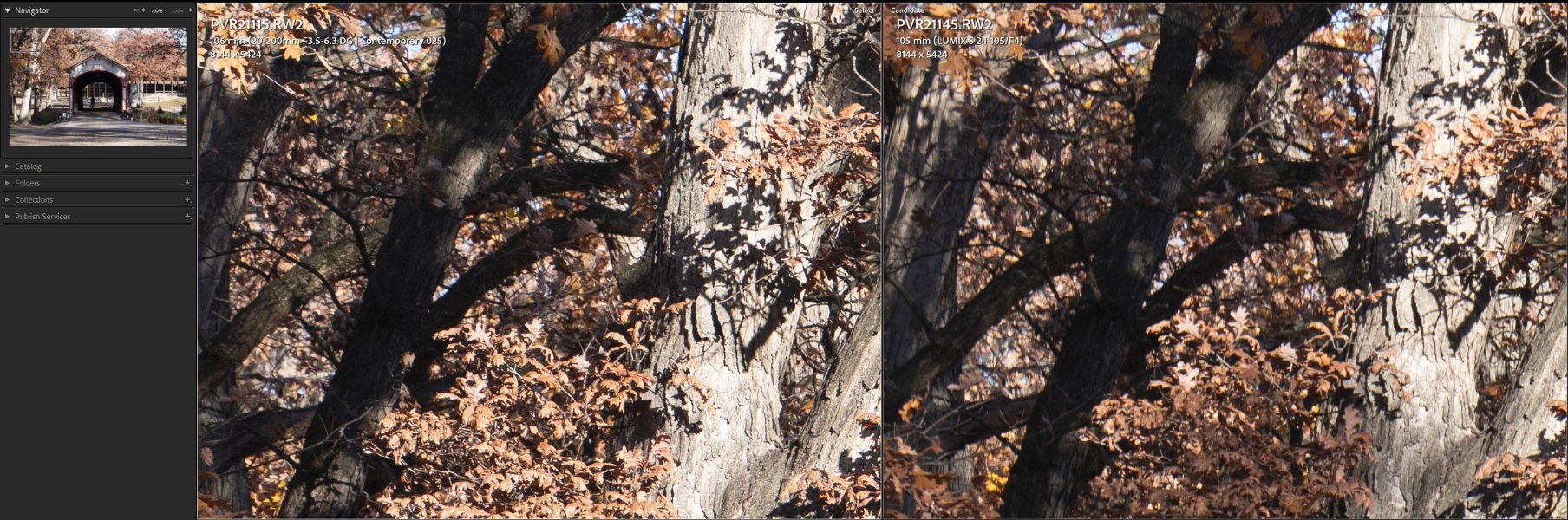 Sigma 20-200 and Lumix 24-105 Sharpness Comparison | DPReview Forums