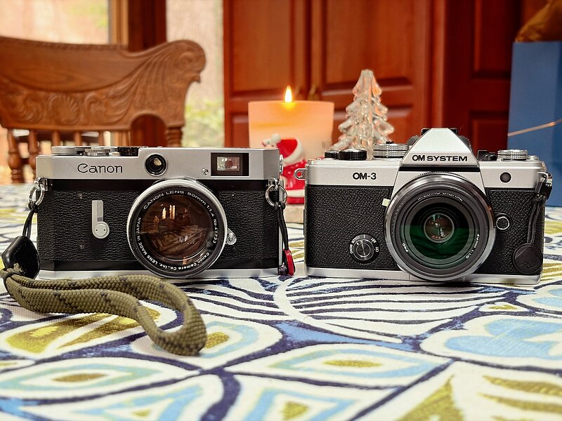 Canon Autoboy 3・Olympus OM-1 OM-3 with a gorgeous Canon P | DPReview Forums