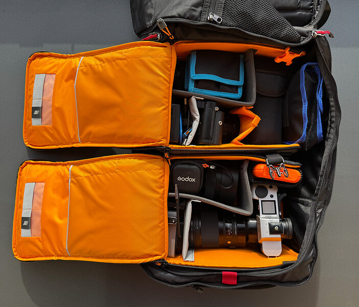 best large camera backpack for travelling dpreview K&F CONCEPT Backpack,30L Capacity Camera Bag Photographers Featuring two separate top and bottom compartments it easily accommodates two DSLRs and six lenses as well as accessories Finding the Gitzo of Camera