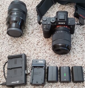 For Sale - Sony a7III Along with Sigma 35mm F1.4 Art DG HSM for