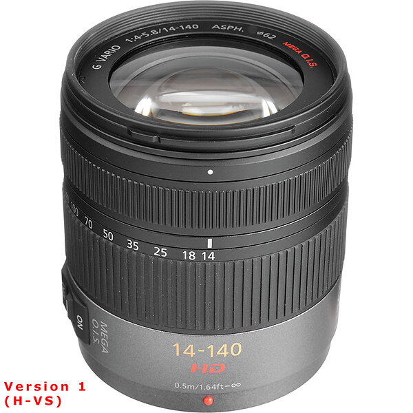 The Four distinct versions of Panasonic Lumix 14-140mm lenses