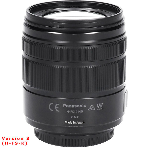 The Four distinct versions of Panasonic Lumix 14-140mm lenses