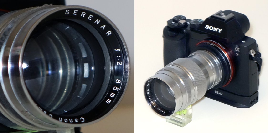 1948 Canon Serenar 85mm f/2 Lens on the Sony A7 - RESULTS