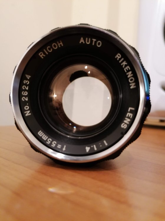Strange Ricoh Auto Rikenon 55mm f/1.4 Lens. No M42 Mount